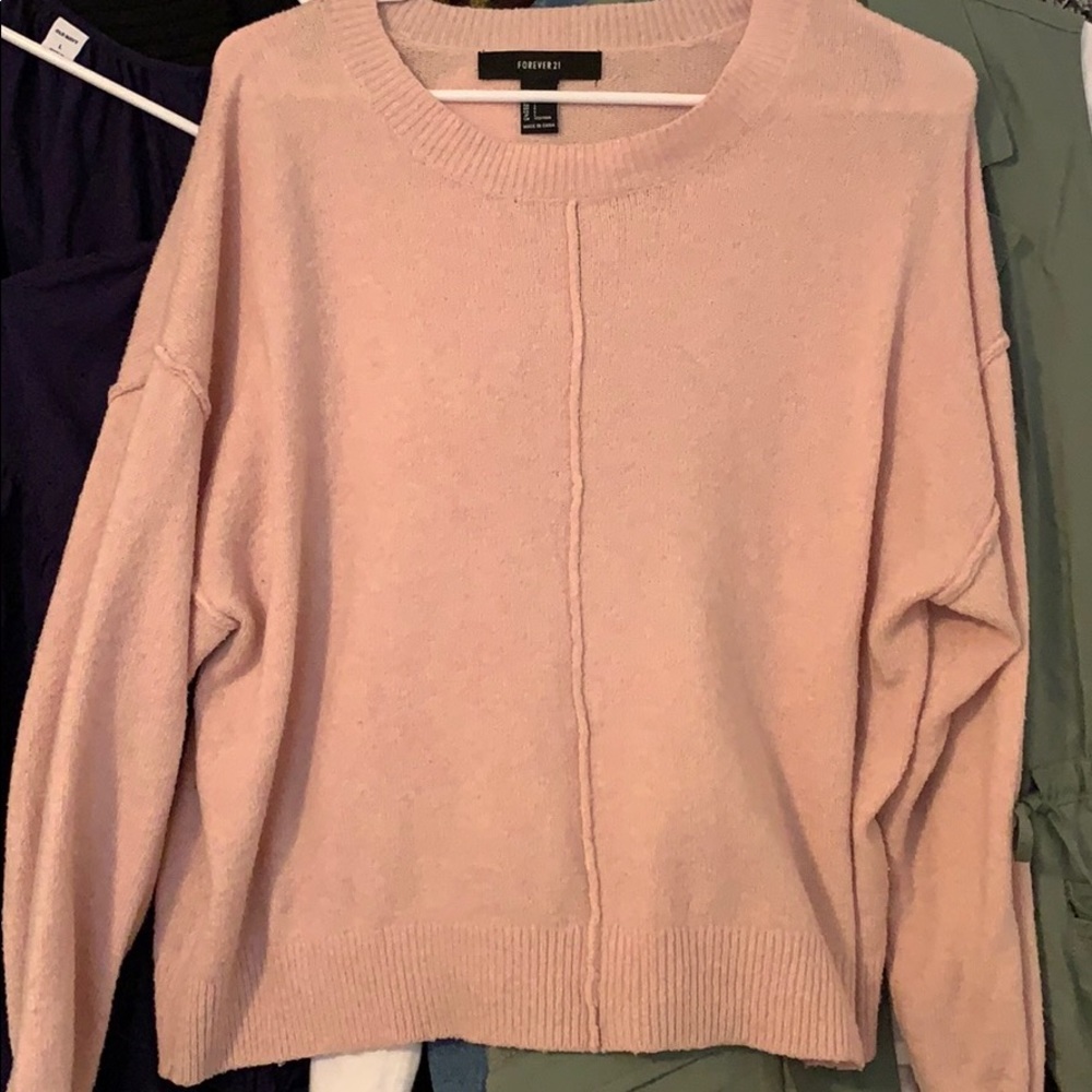 Forever 21 blush sweater size L